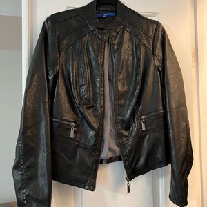 Faux Leather Jacket